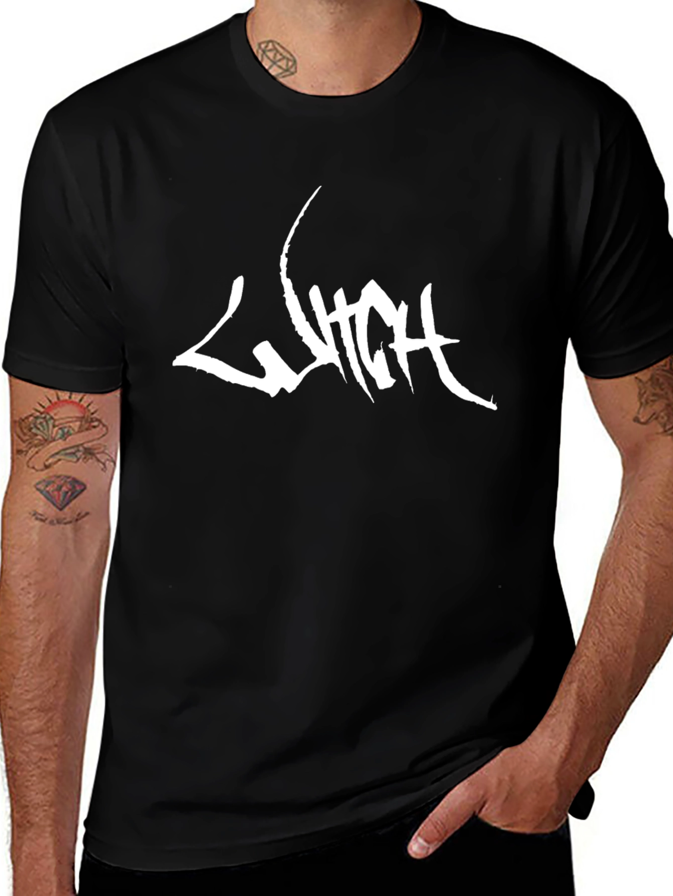 WITCH Black T-Shirt - Stylish Band Tee