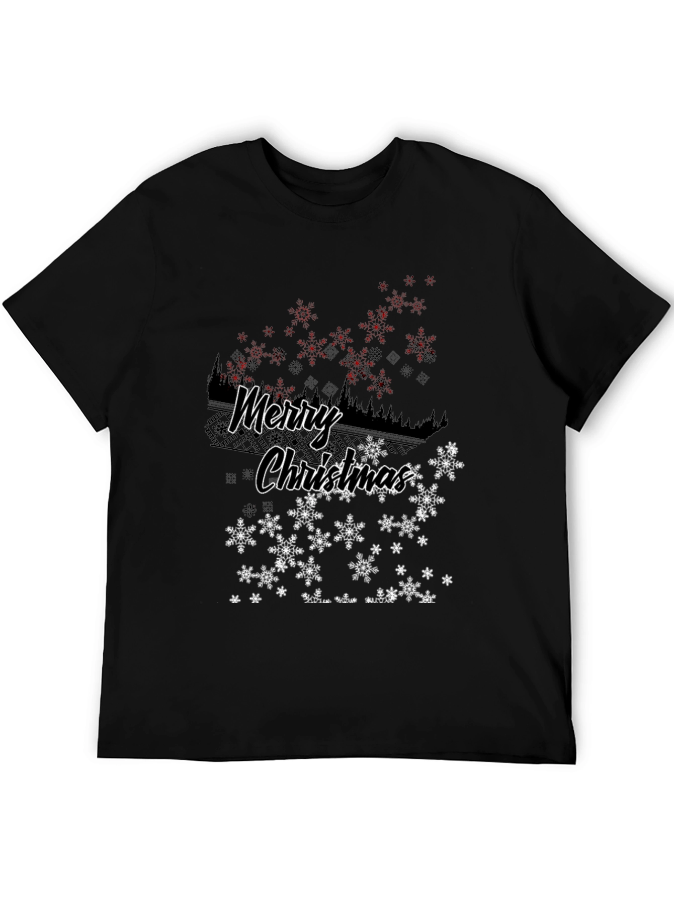 Merry Christmas Snowflake T-Shirt