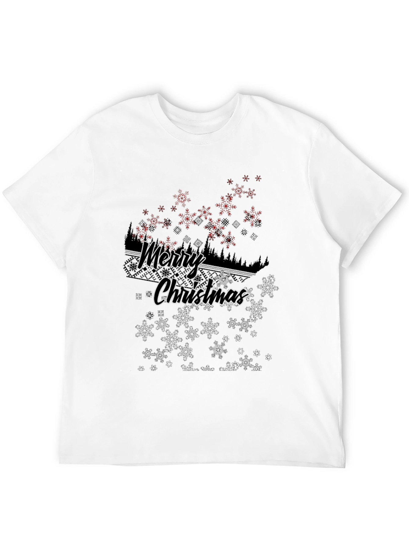 Merry Christmas Snowflake T-Shirt