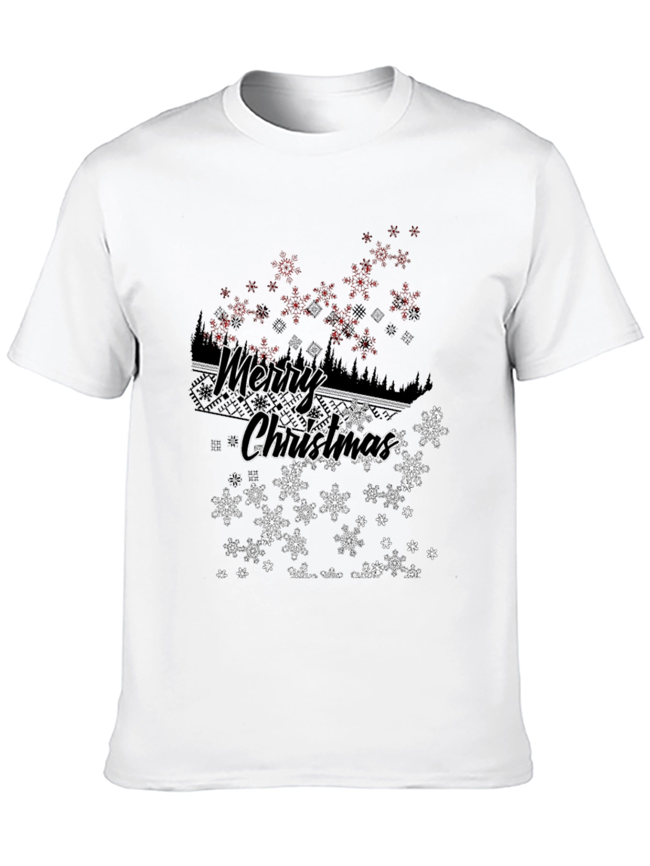 Merry Christmas Snowflake T-Shirt