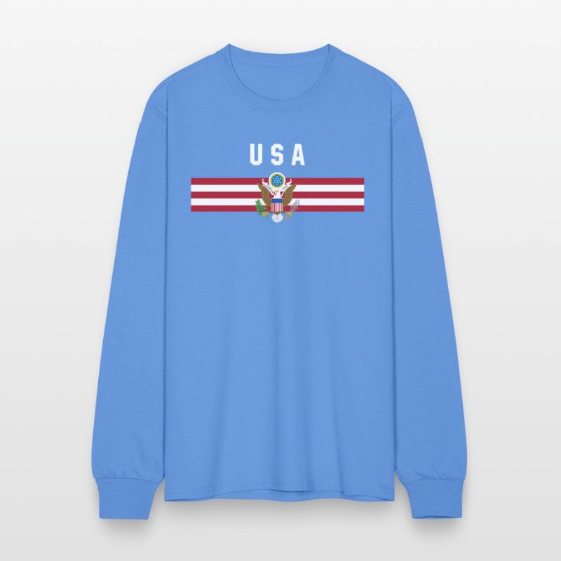 USA - flag and coat of arms