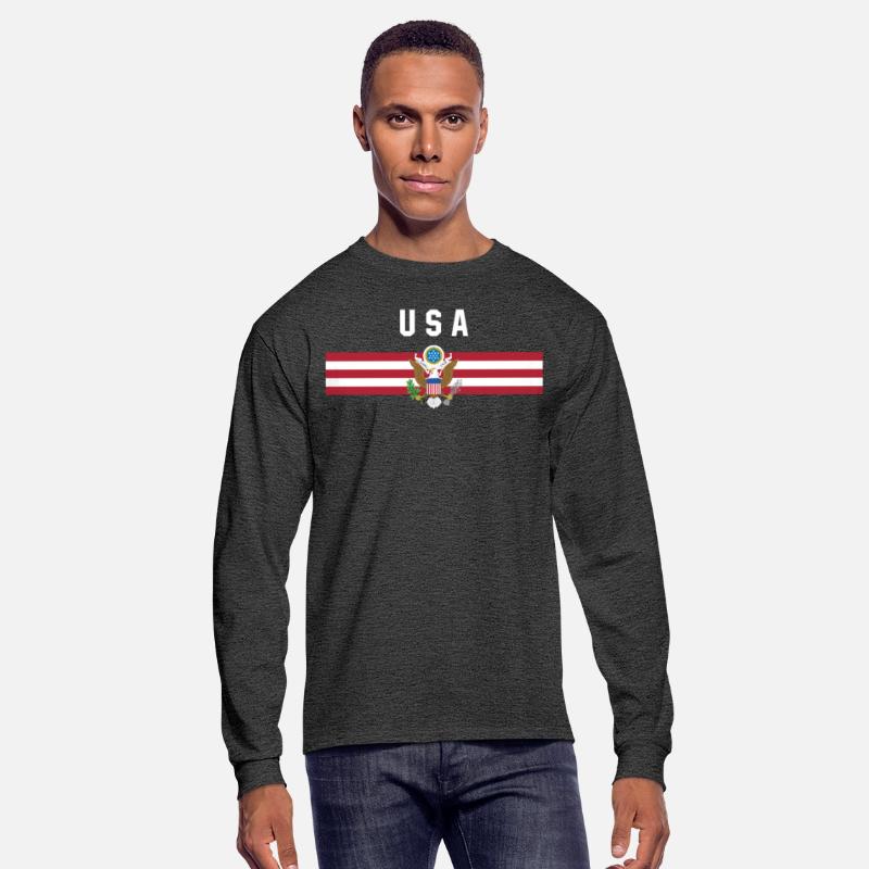 USA - flag and coat of arms