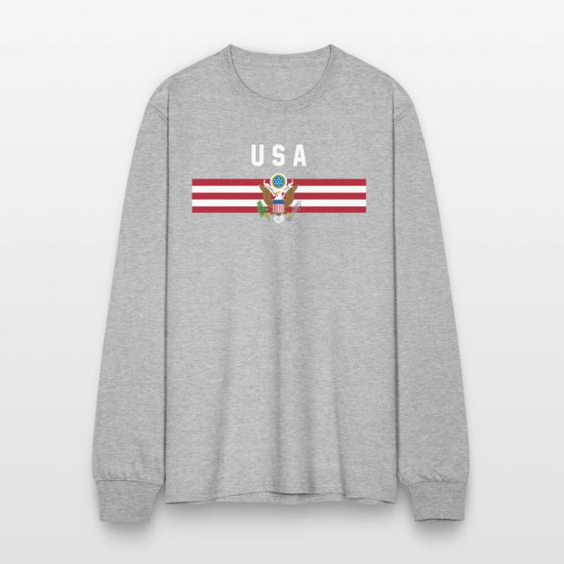 USA - flag and coat of arms