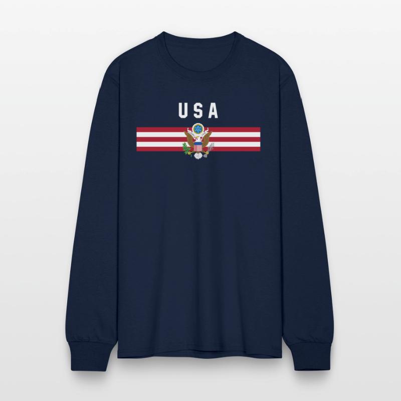 USA - flag and coat of arms
