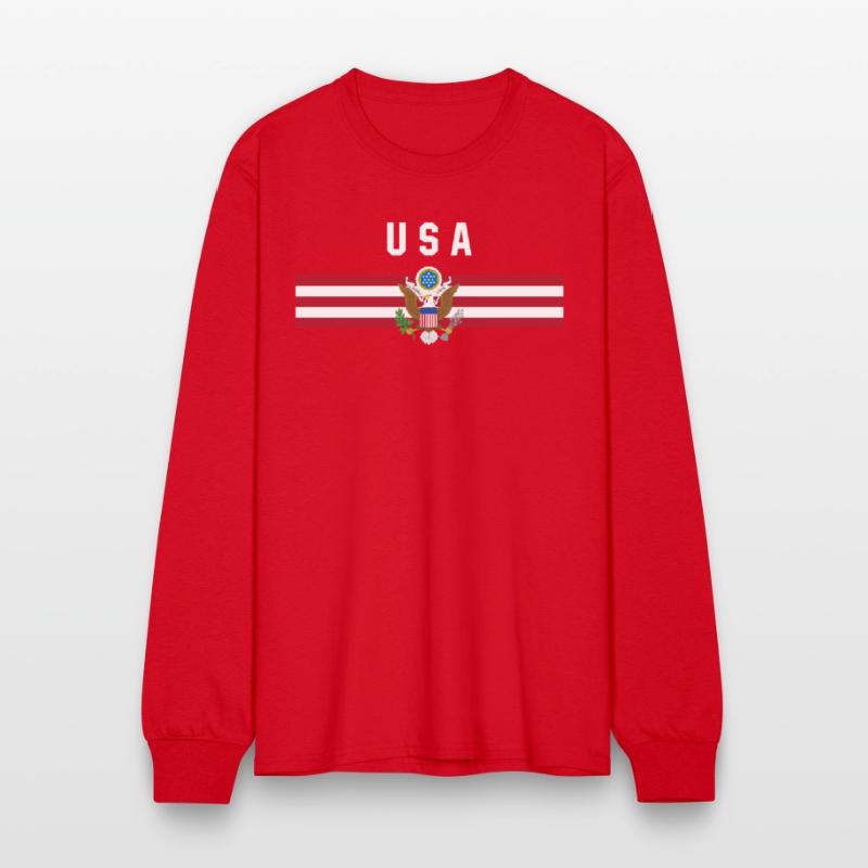 USA - flag and coat of arms