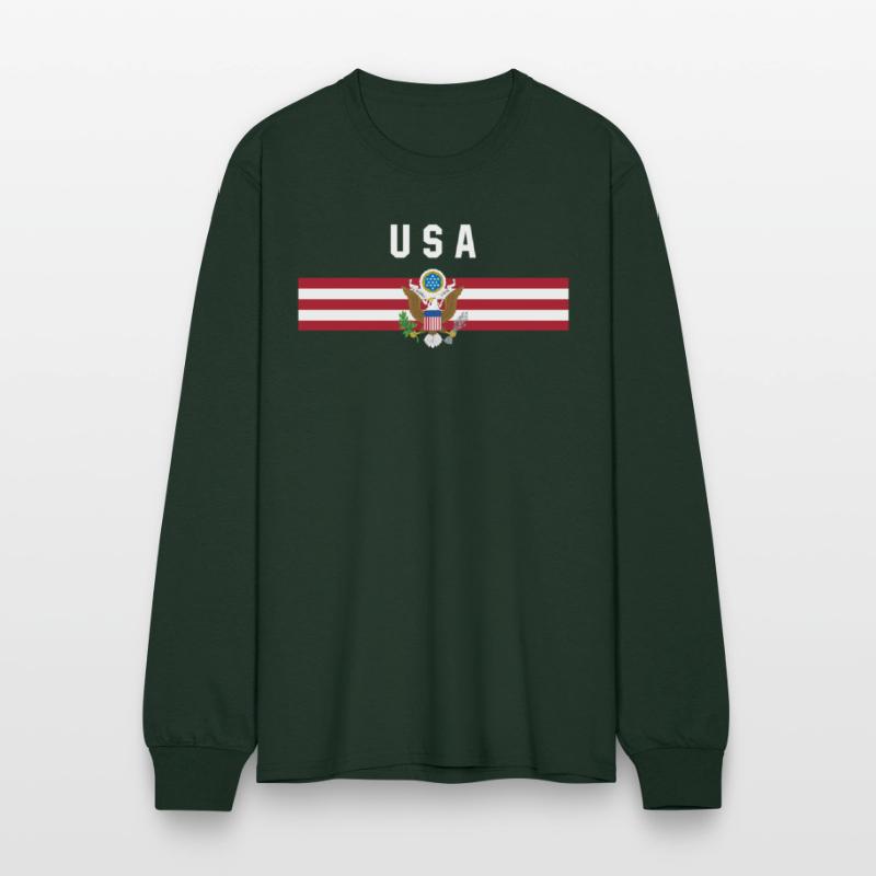 USA - flag and coat of arms