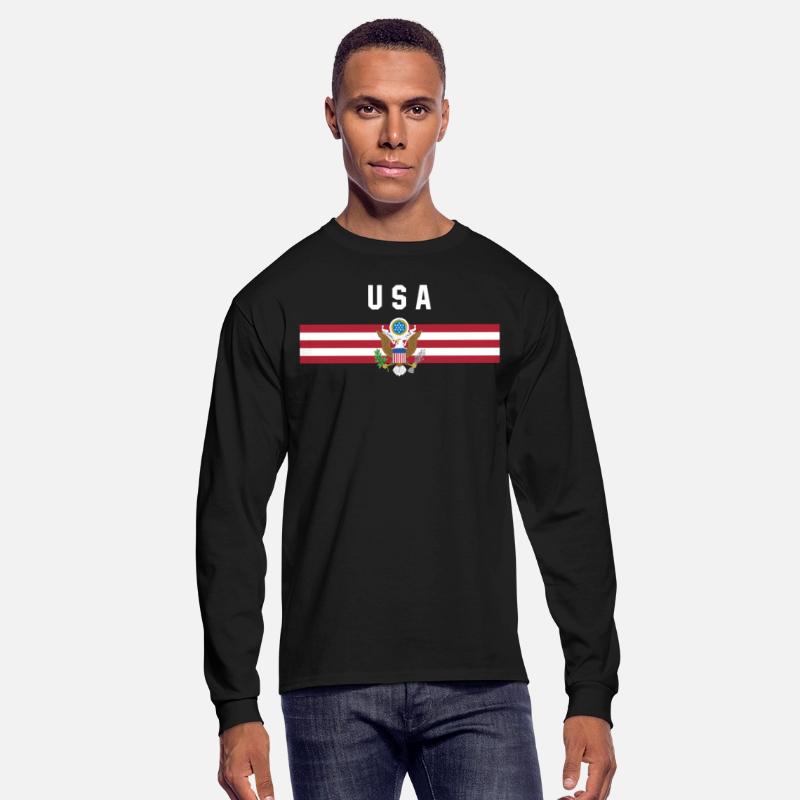 USA - flag and coat of arms
