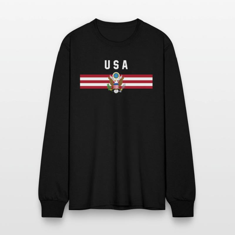 USA - flag and coat of arms