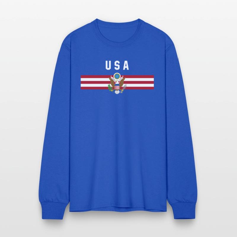 USA - flag and coat of arms