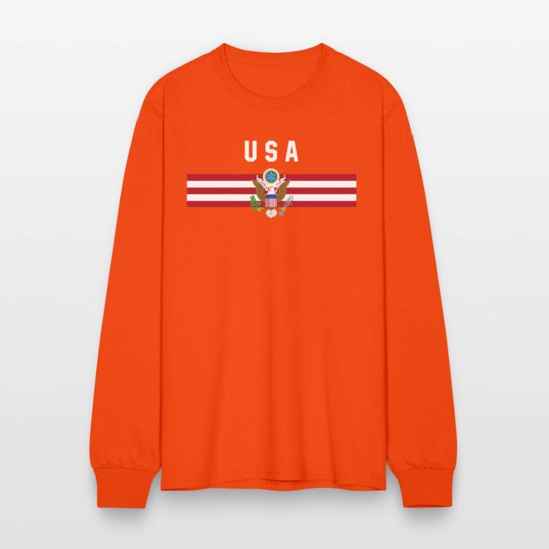 USA - flag and coat of arms
