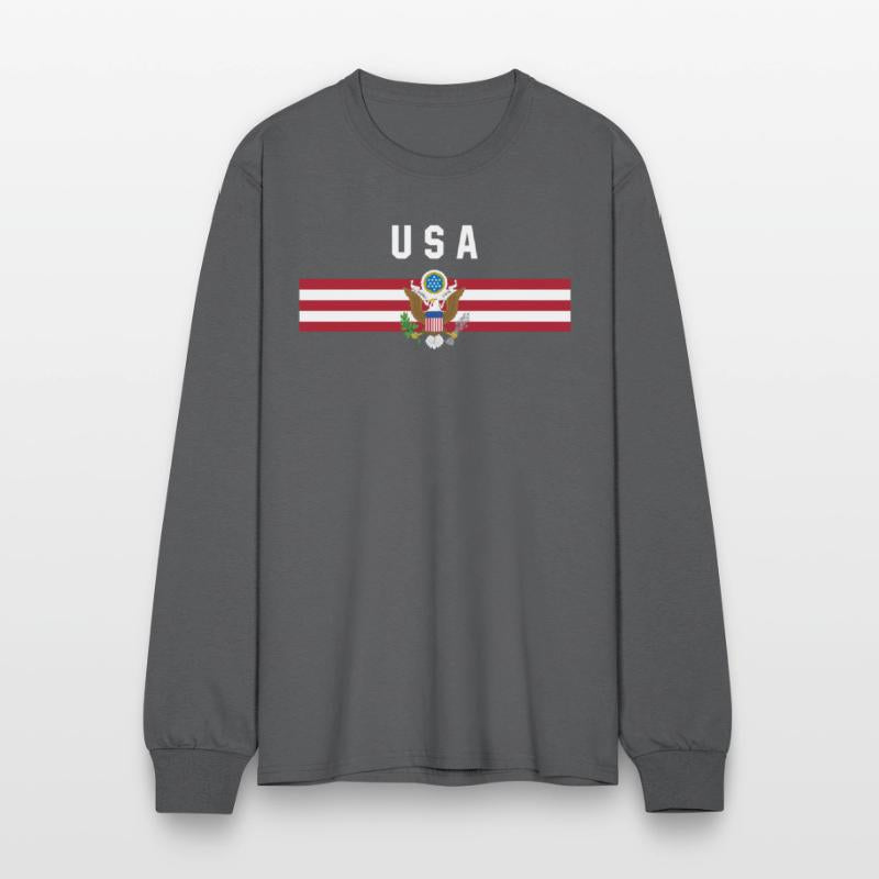 USA - flag and coat of arms