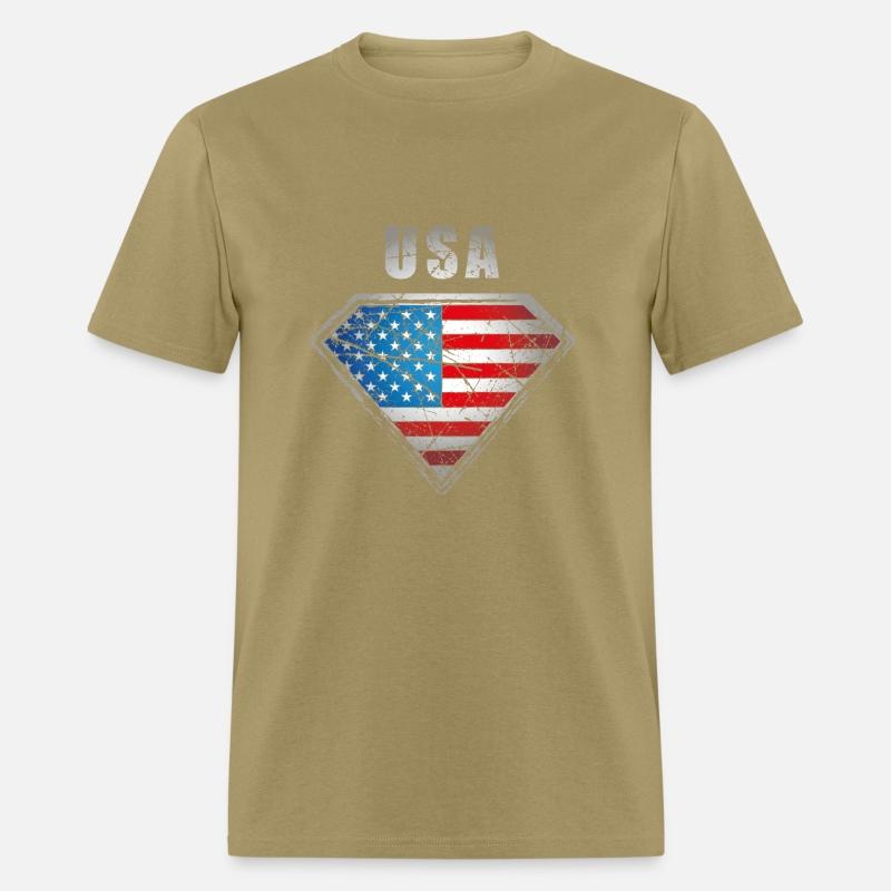 USA superhero flag legend vintage crest