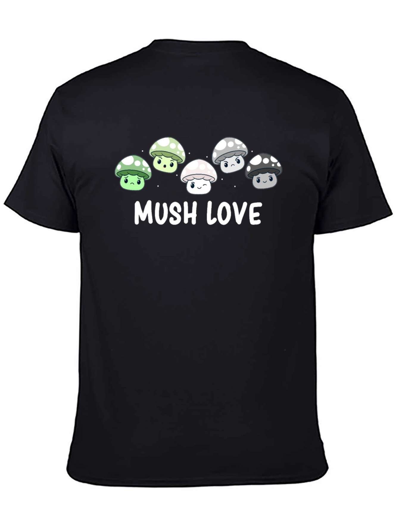 Mushroom Love Graphic Tee - Unisex Cotton T-Shirt