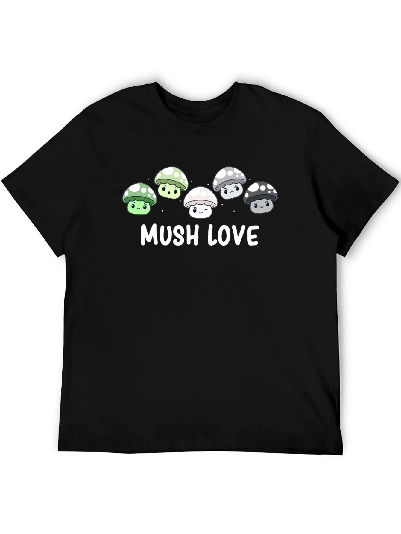 Mushroom Love Graphic Tee - Unisex Cotton T-Shirt