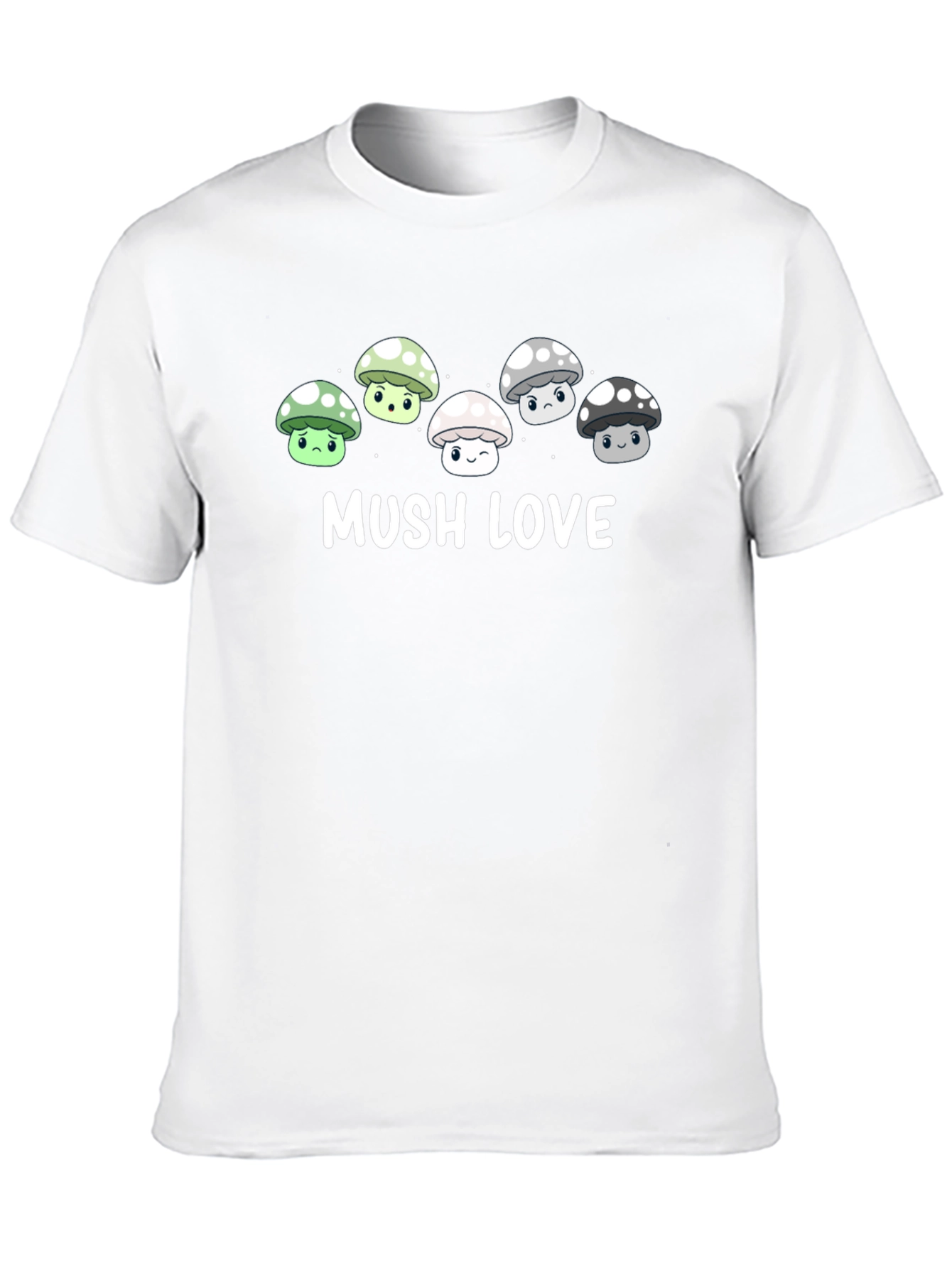 Mushroom Love Graphic Tee - Unisex Cotton T-Shirt