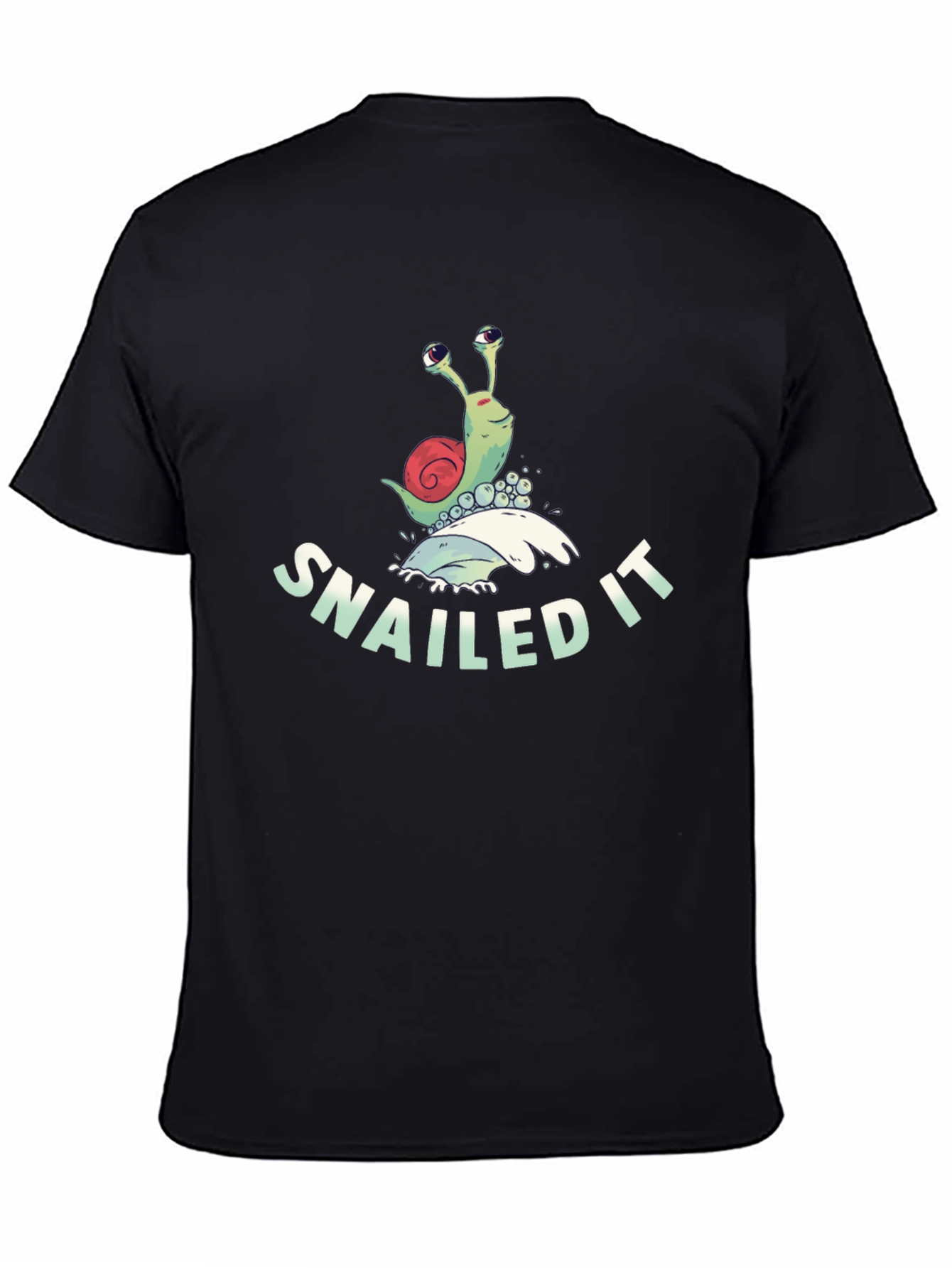 Snailed It T-Shirt Funny Snail Pun Tee