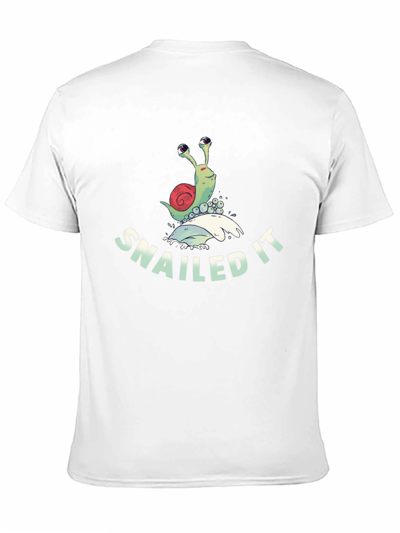 Snailed It T-Shirt Funny Snail Pun Tee