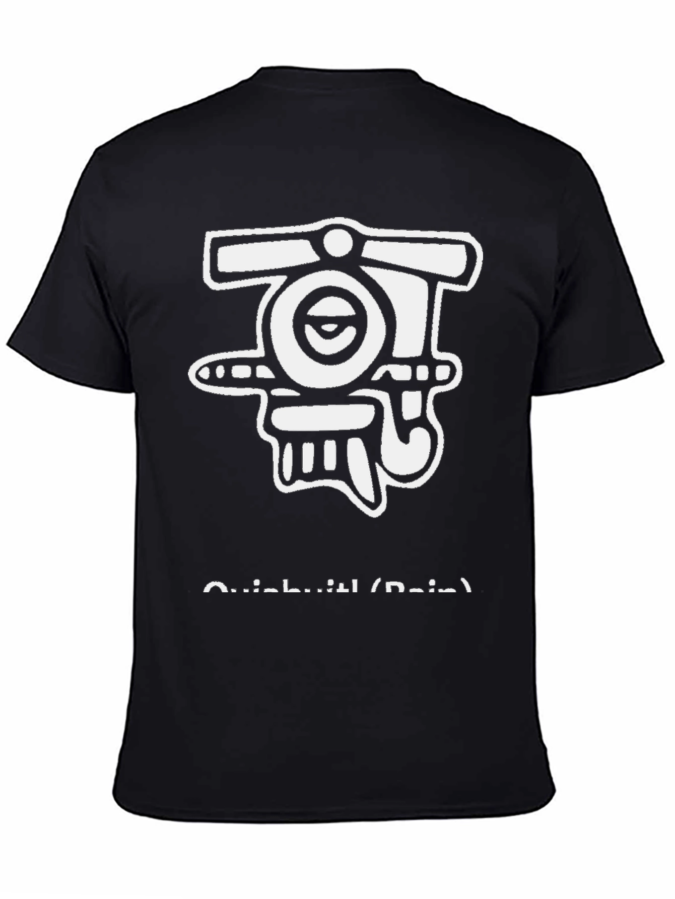 Abstract Aztec Black Graphic Tee