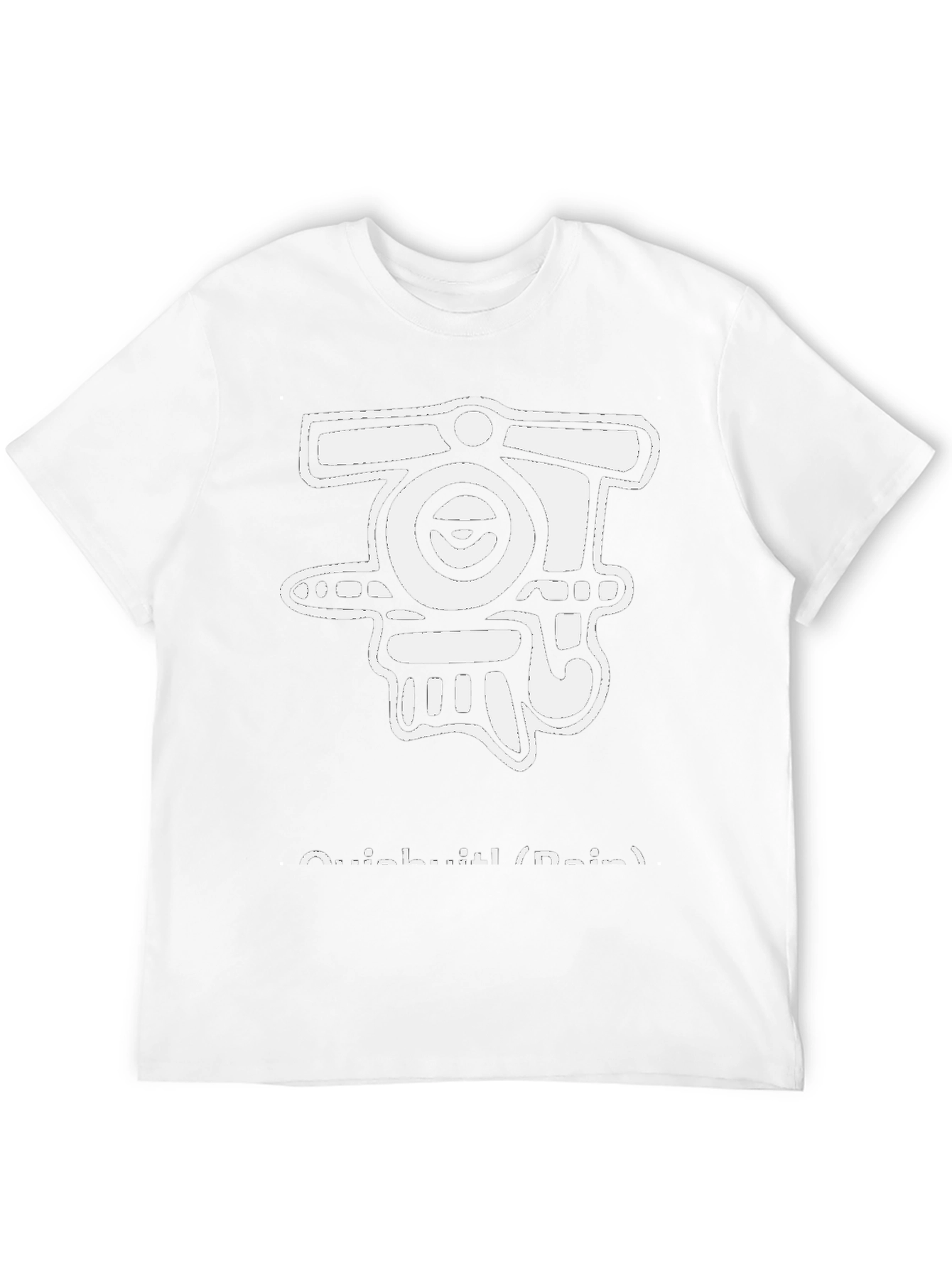 Abstract Aztec Black Graphic Tee
