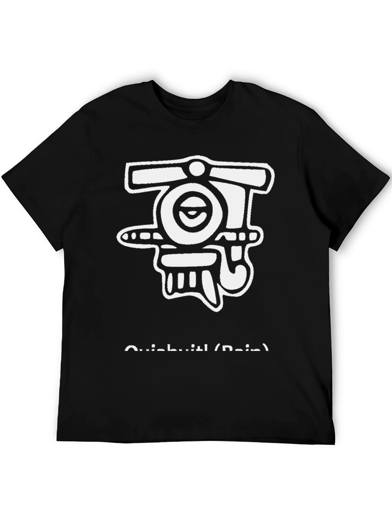 Abstract Aztec Black Graphic Tee