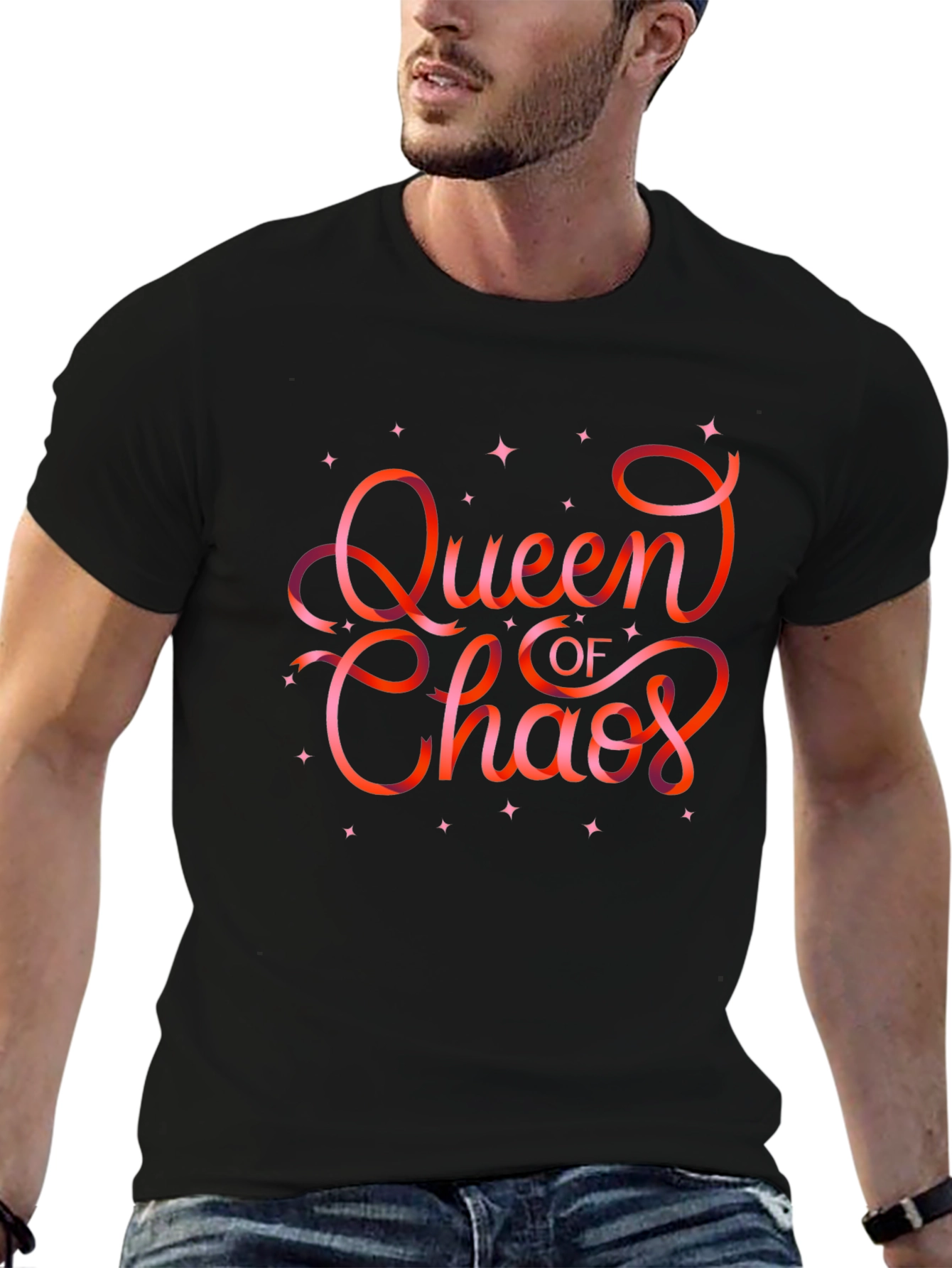 Queen of Chaos Graphic Print T-Shirt