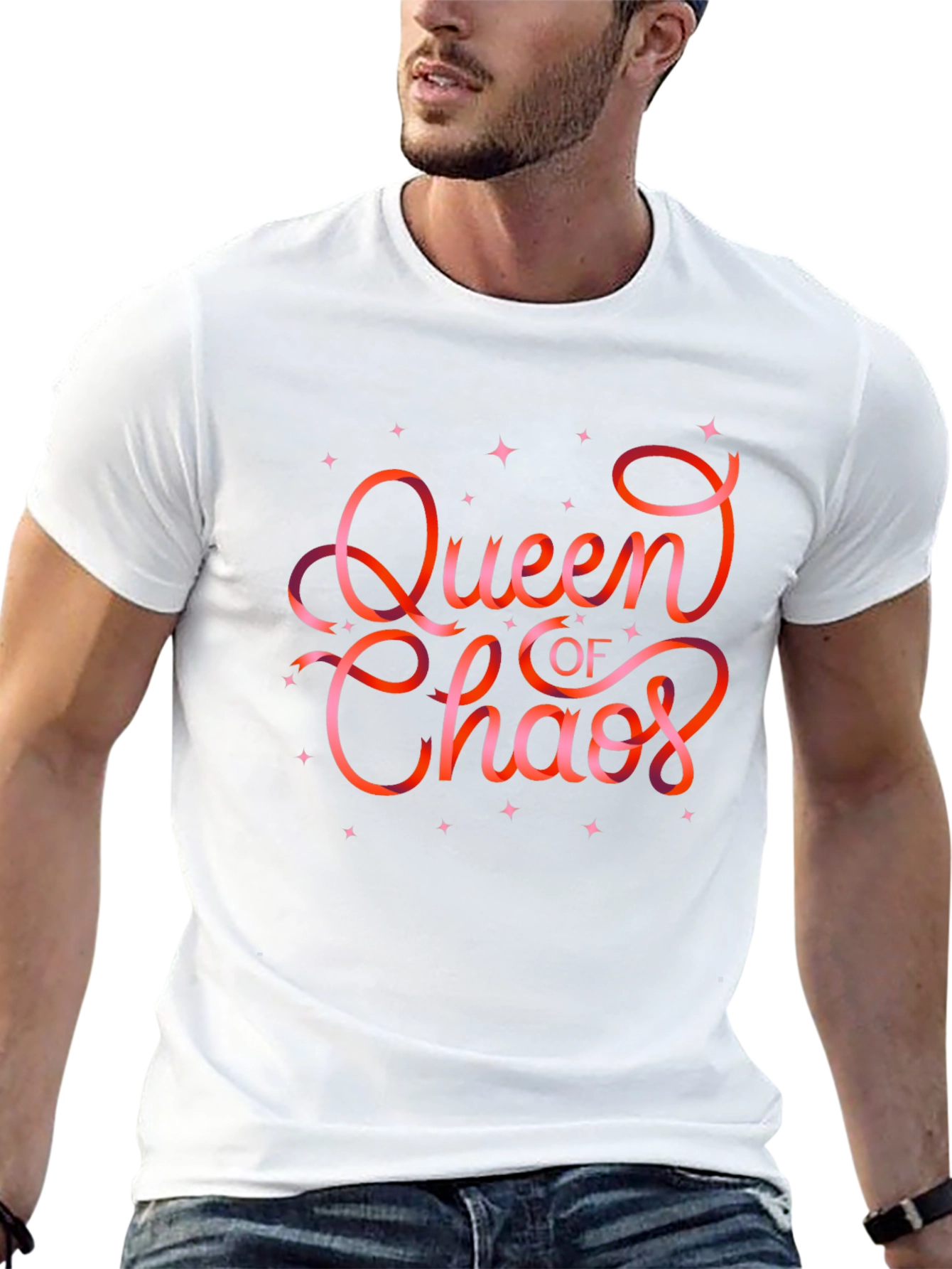 Queen of Chaos Graphic Print T-Shirt