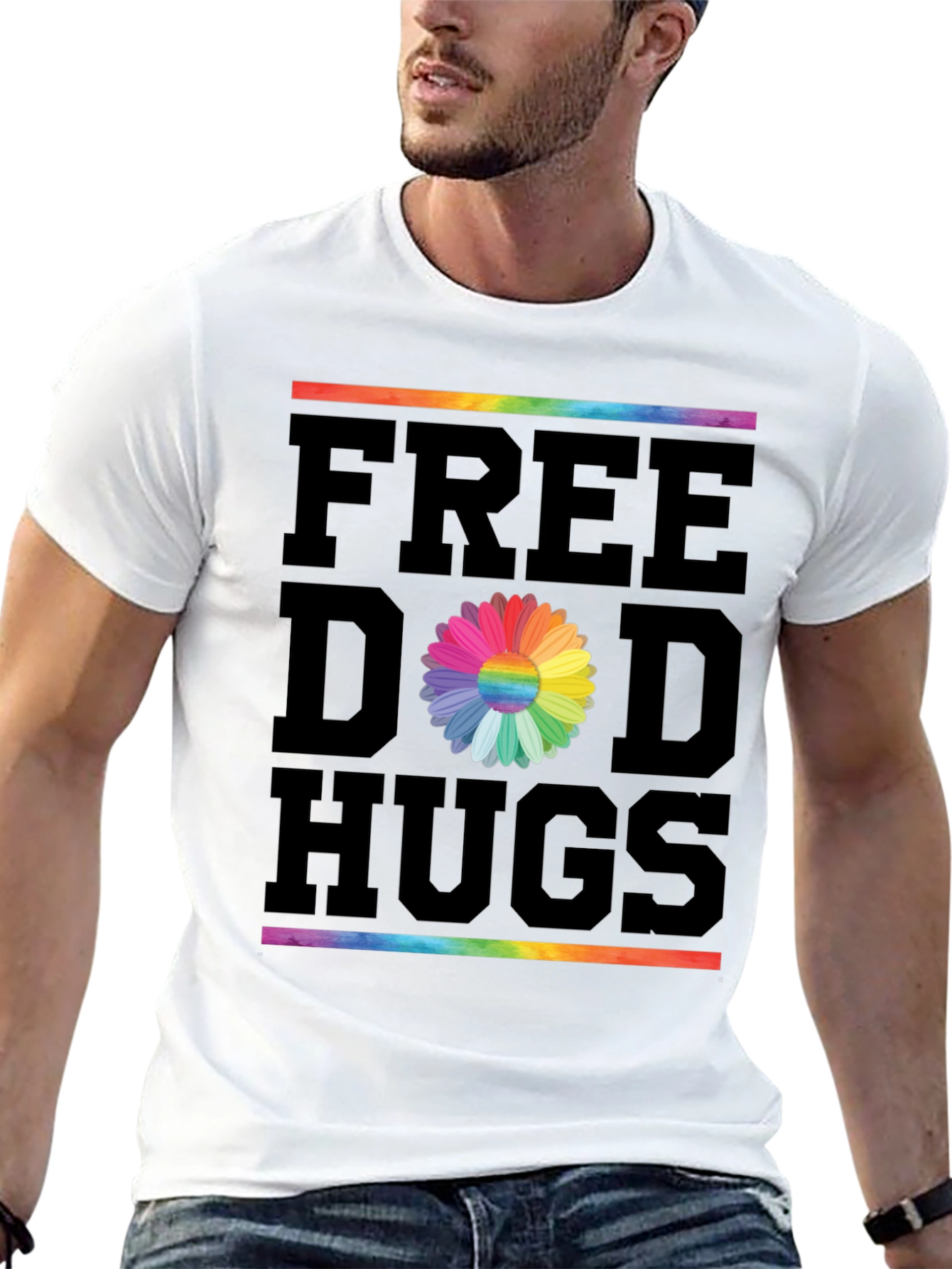 Free Dad Hugs Pride T-Shirt