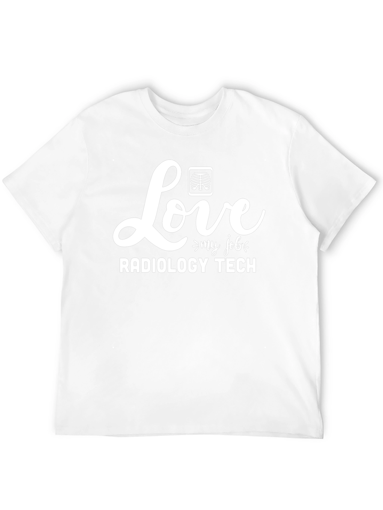Radiology Tech Love My Job Black T-Shirt