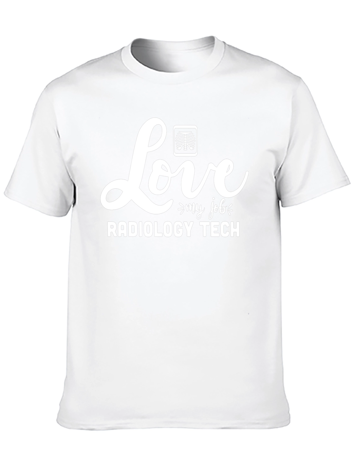 Radiology Tech Love My Job Black T-Shirt