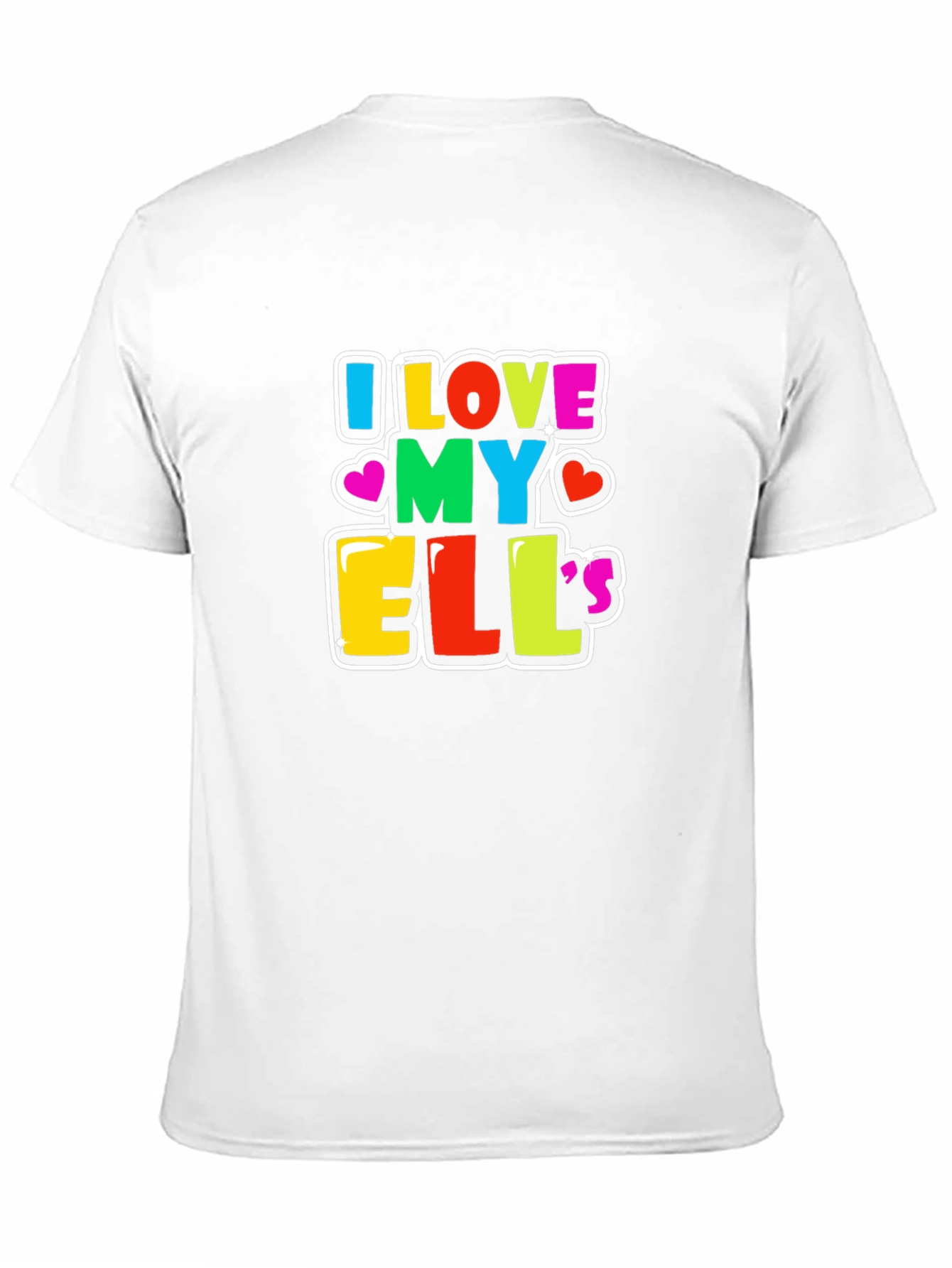 I Love My Ellies T-Shirt - Black Cotton Blend
