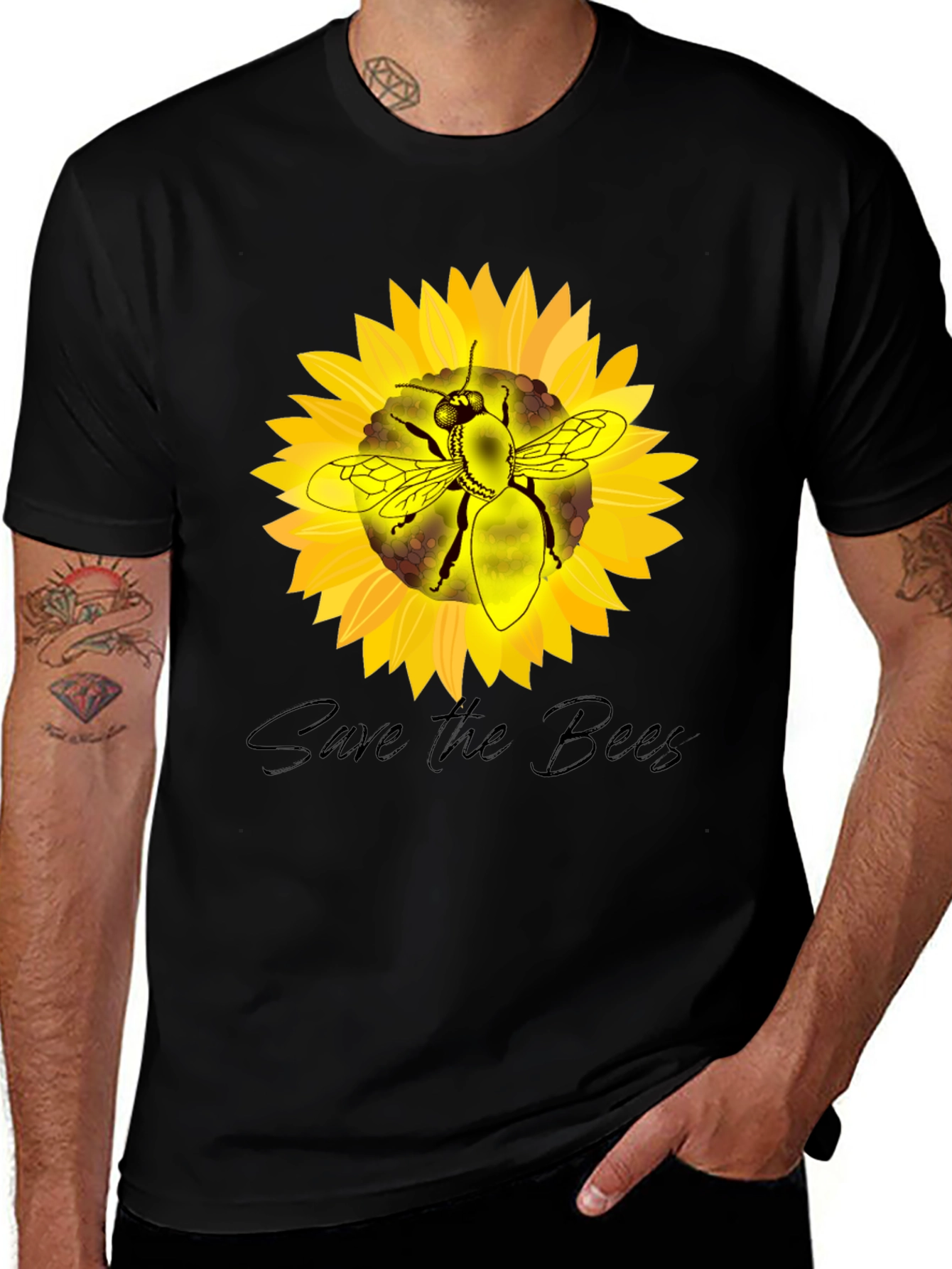 Save the Bees Graphic T-Shirt
