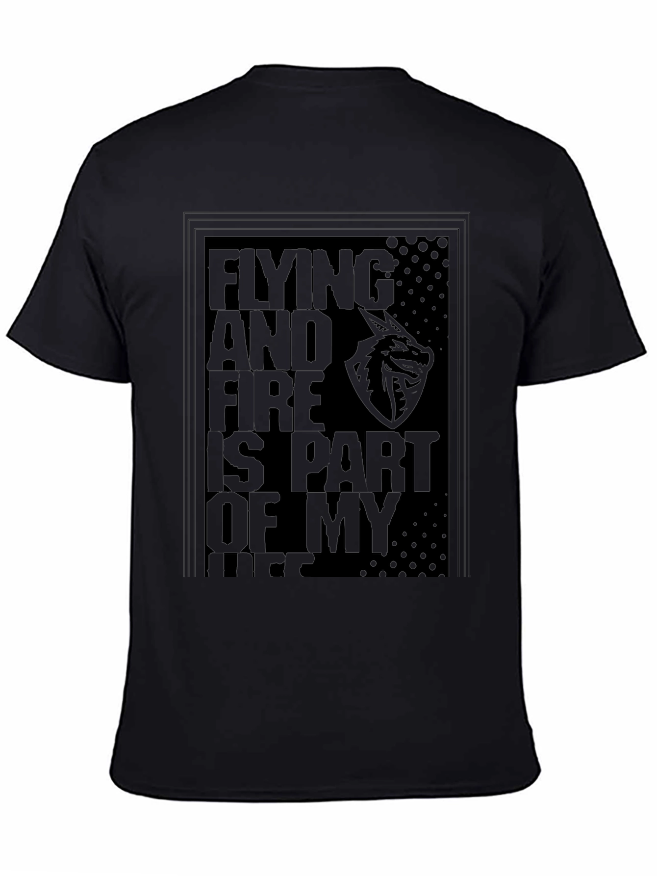 Dragon Life Black T-Shirt