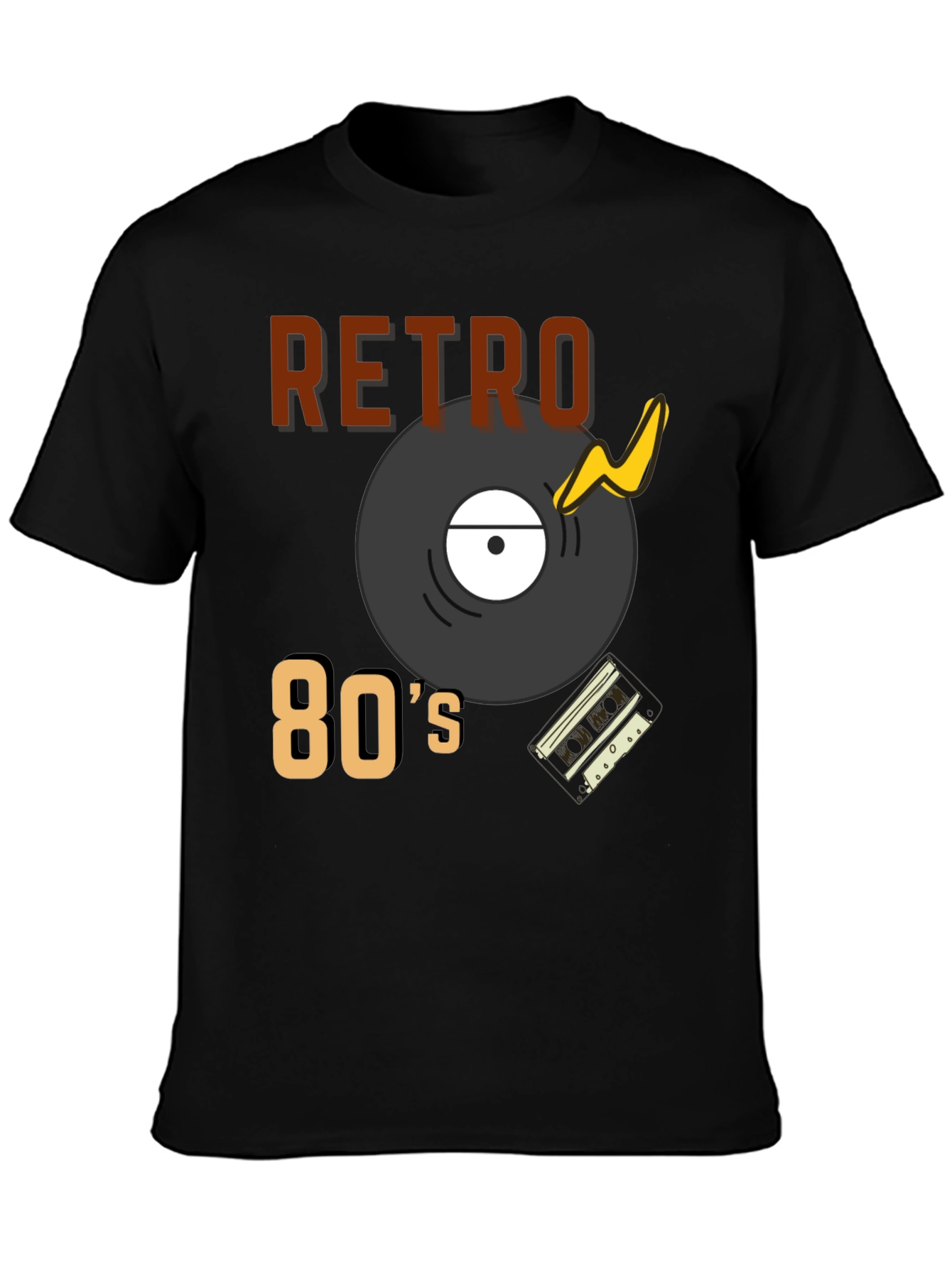 Retro 80s Style Graphic Tee