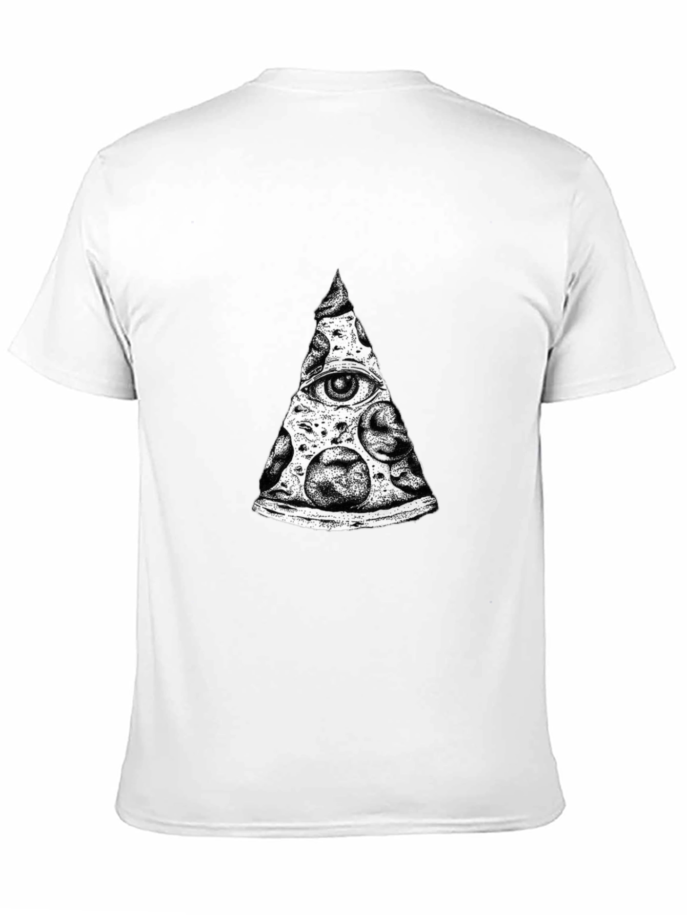 Pizza Illuminati T-Shirt - Eye See You Slice