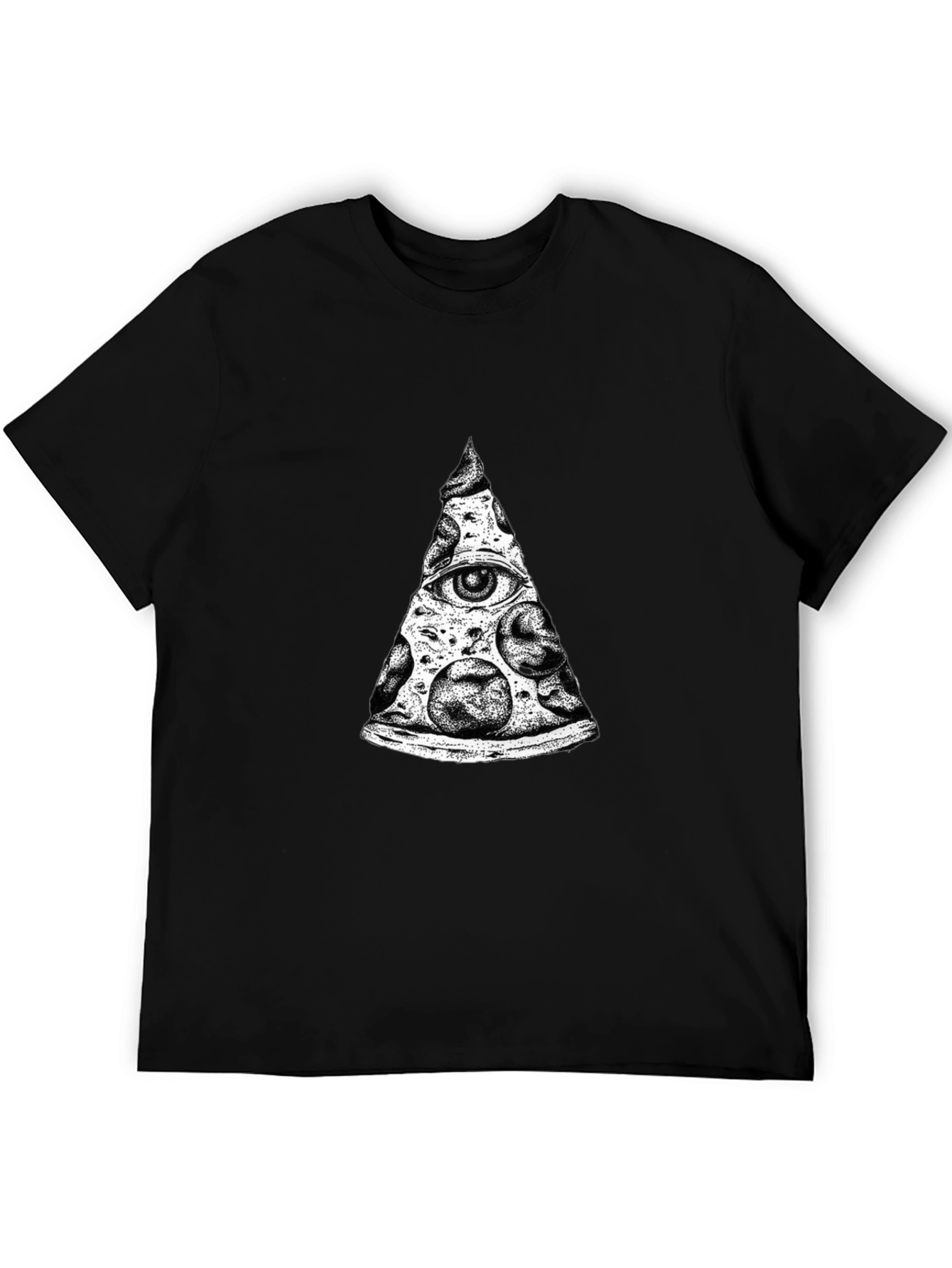 Pizza Illuminati T-Shirt - Eye See You Slice