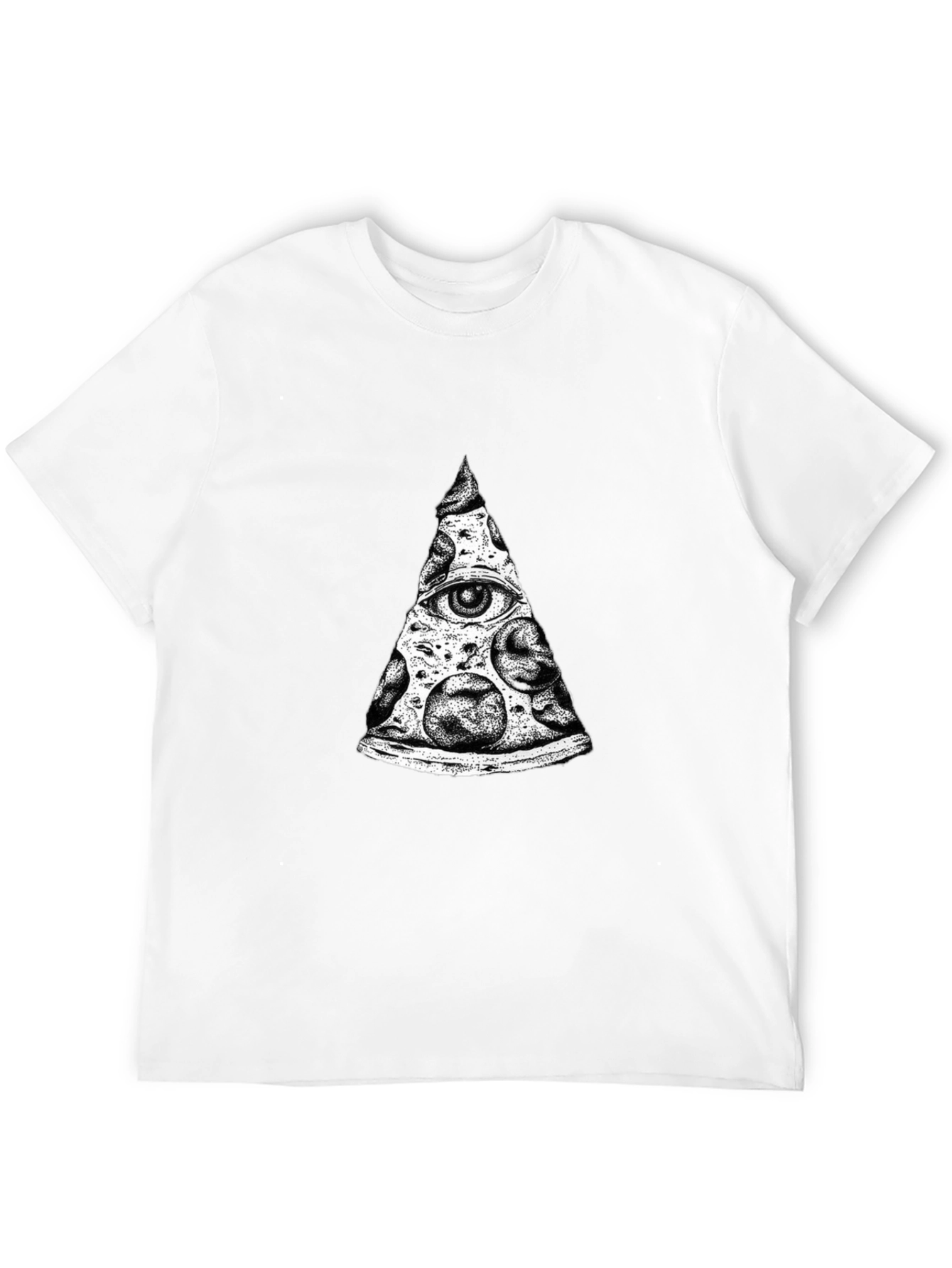 Pizza Illuminati T-Shirt - Eye See You Slice
