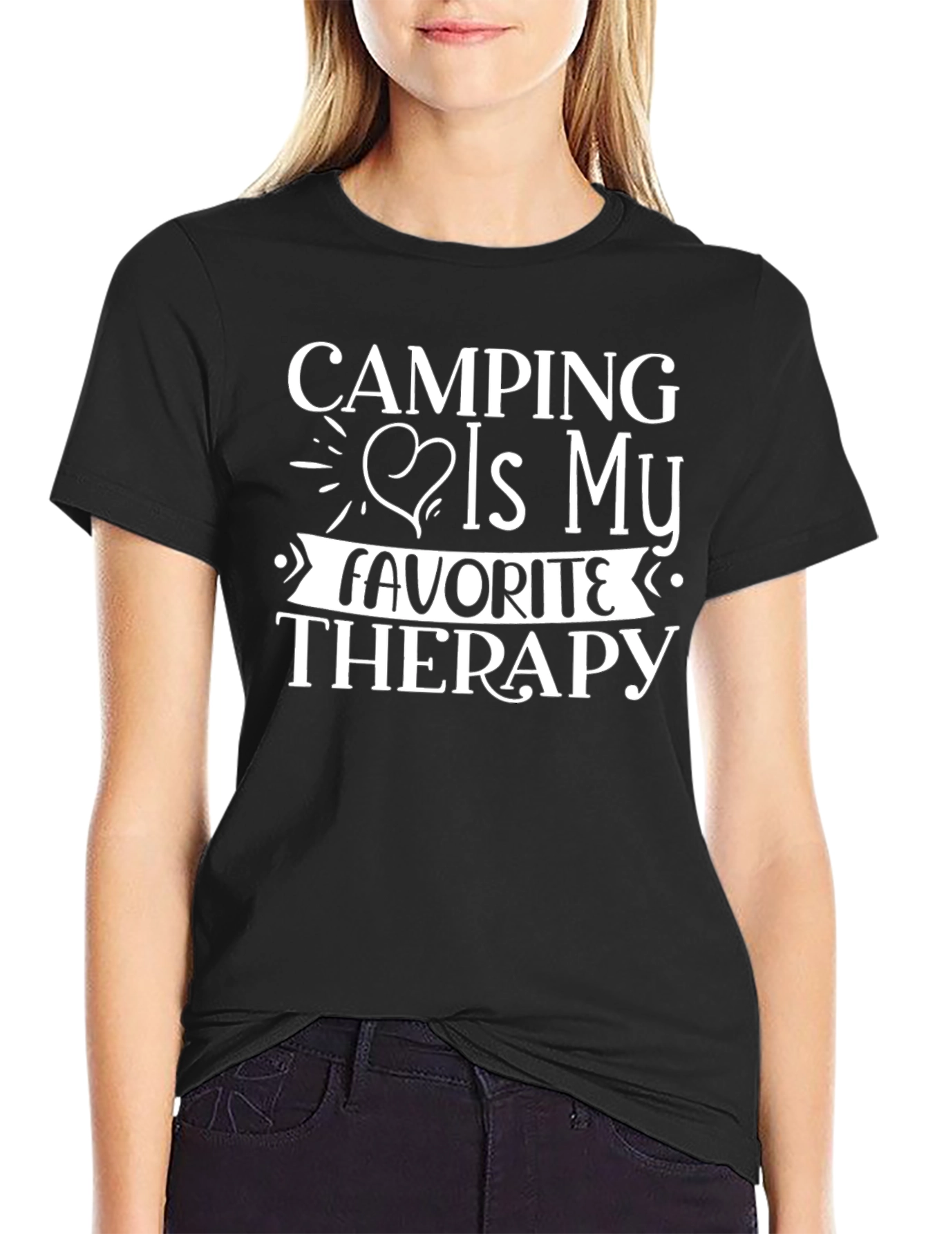 Camping is My Favorite Therapy T-Shirt
