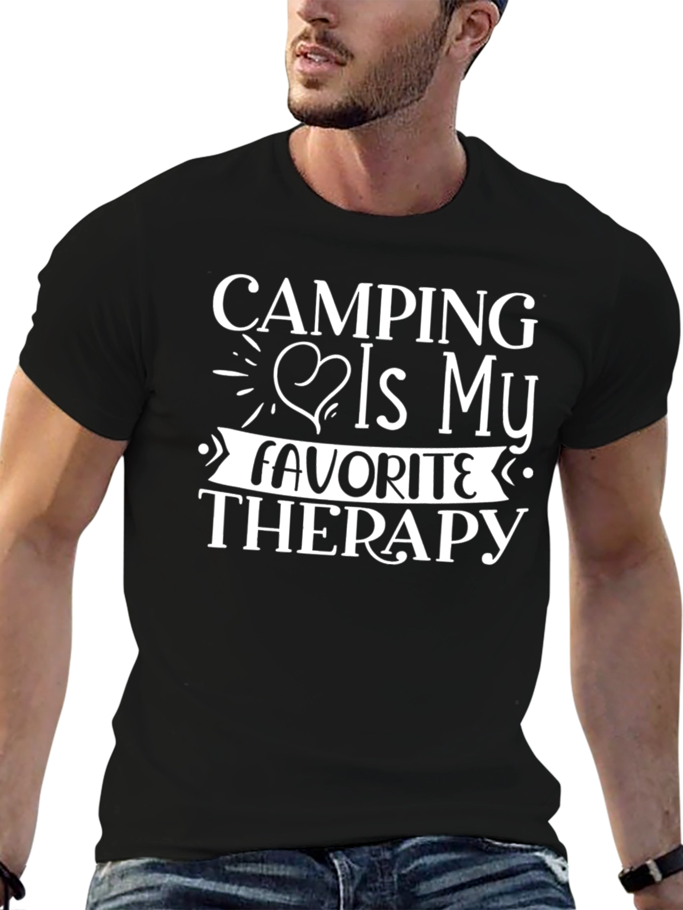 Camping is My Favorite Therapy T-Shirt