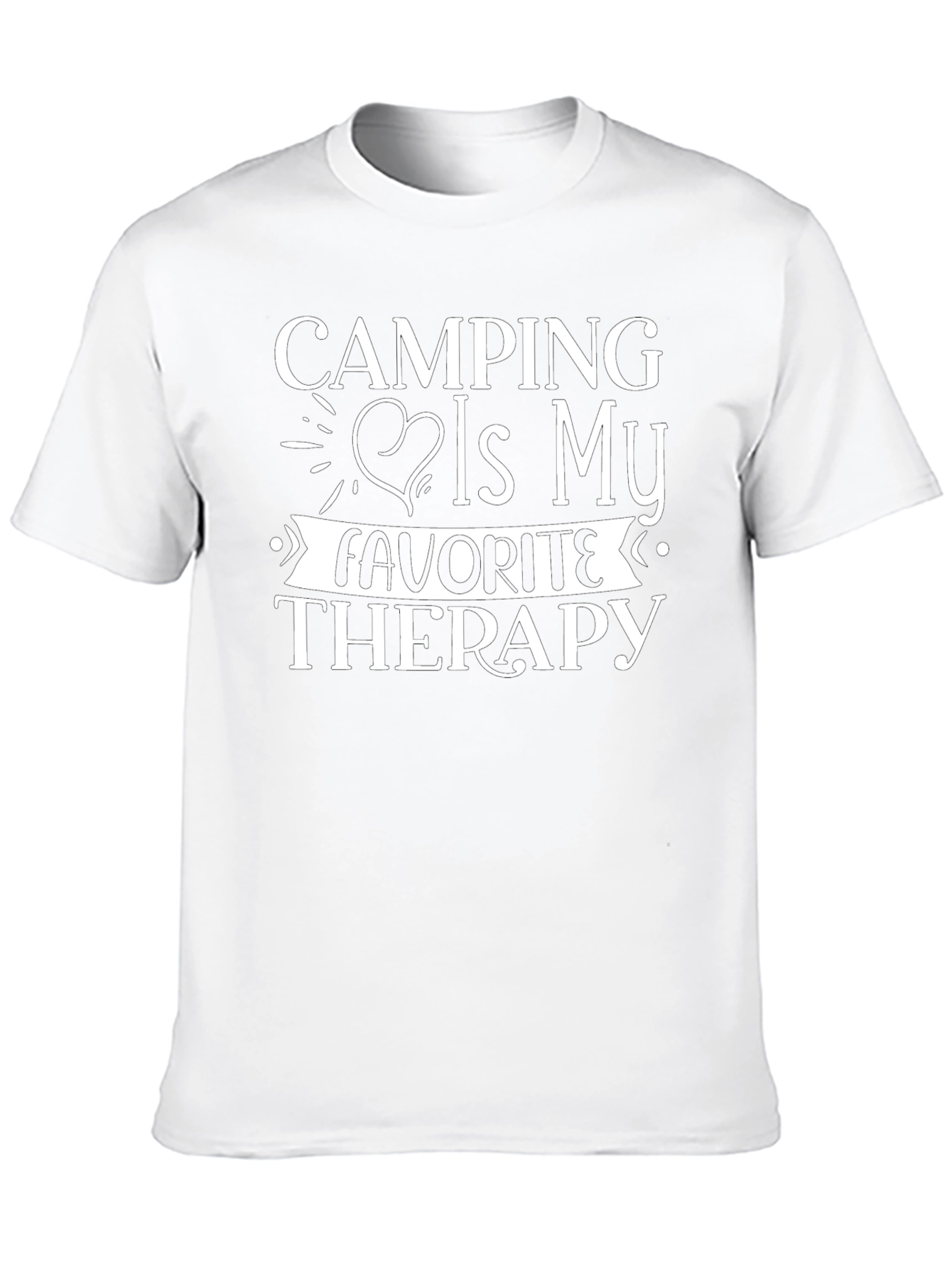 Camping is My Favorite Therapy T-Shirt