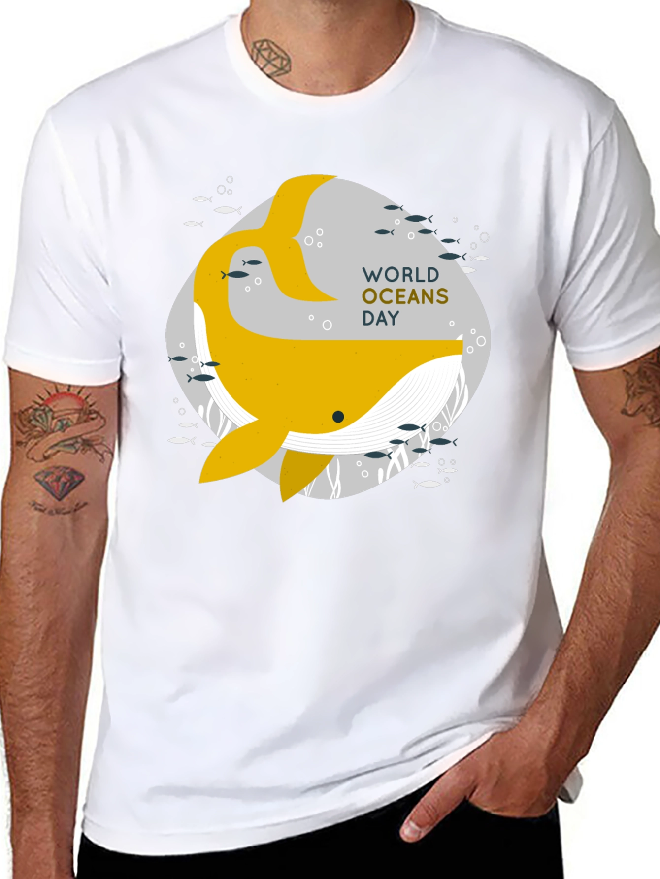 World Oceans Day Whale T-Shirt