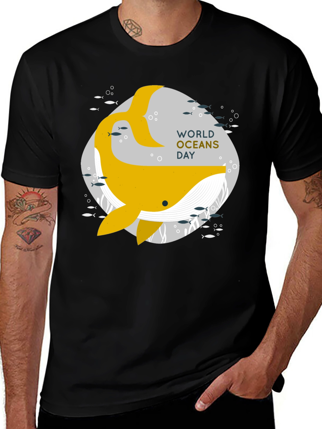 World Oceans Day Whale T-Shirt