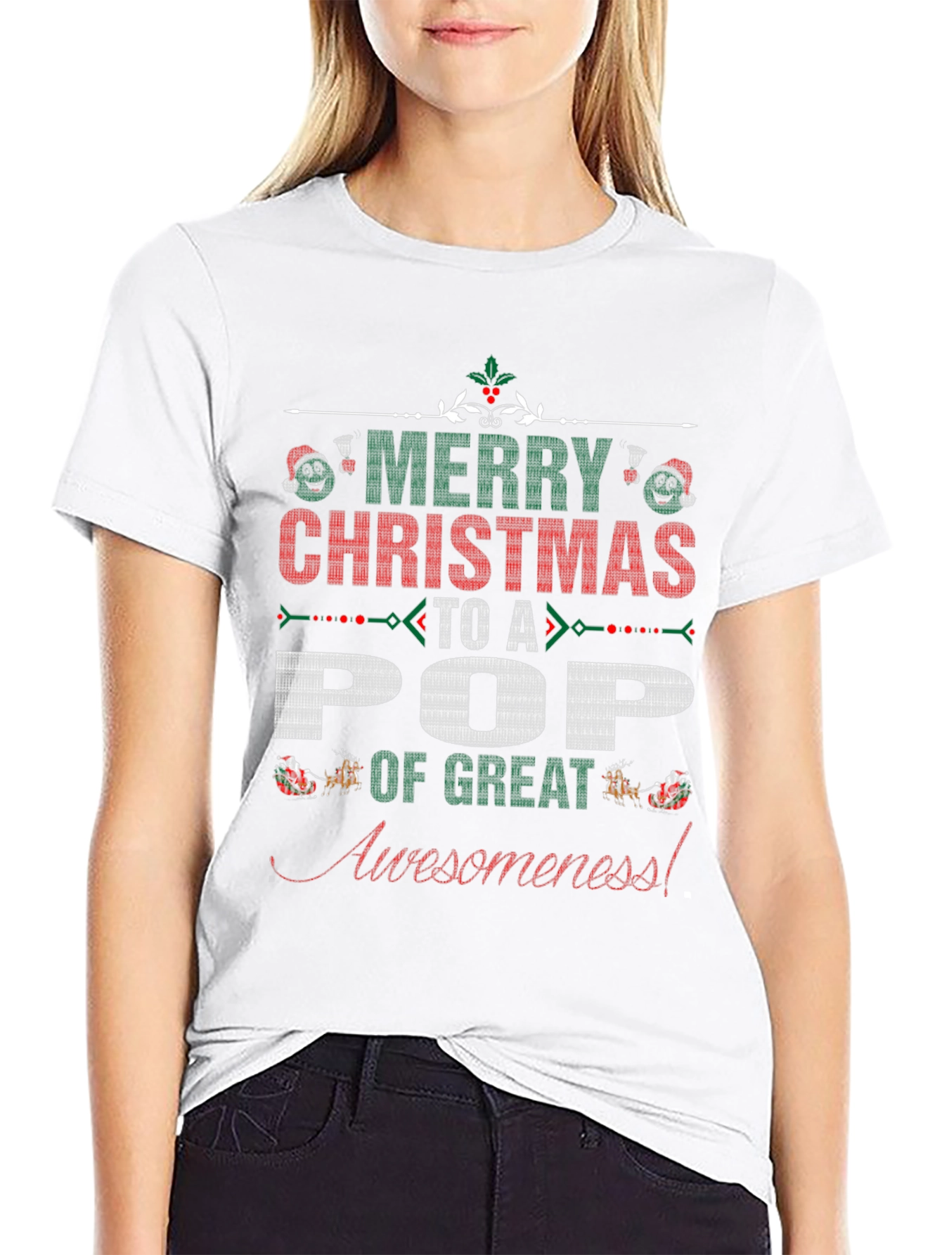 Merry Christmas Pop Awesomeness T-Shirt
