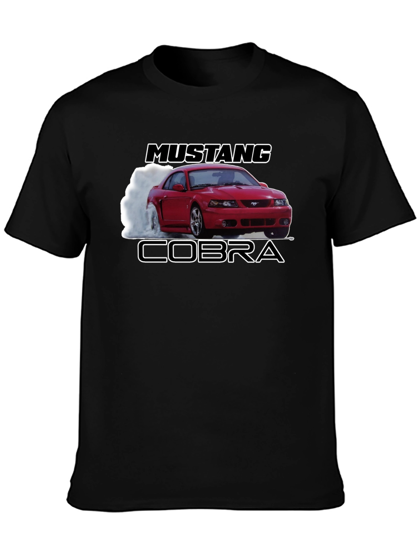 Mustang Cobra Graphic Tee - Black