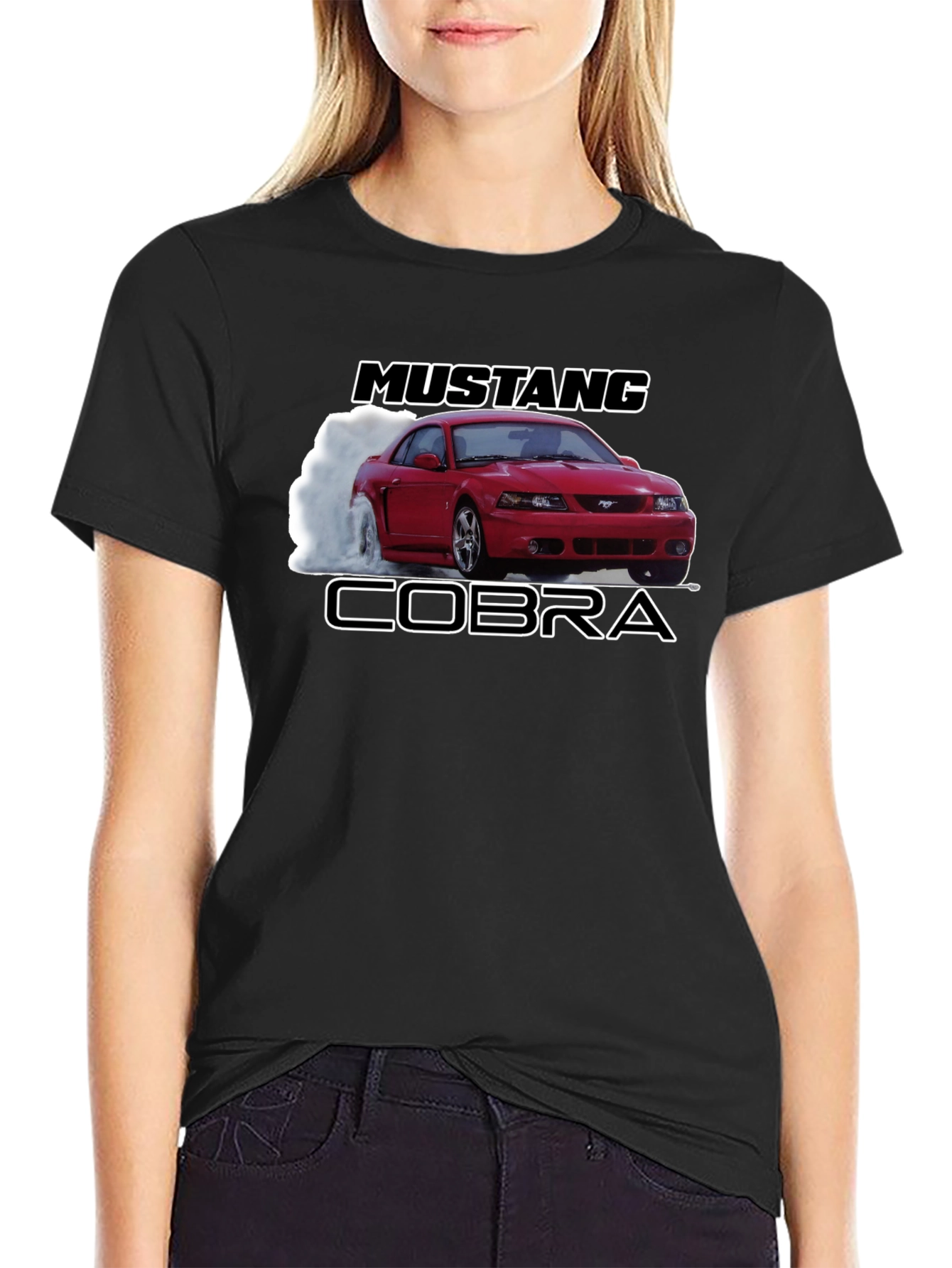 Mustang Cobra Graphic Tee - Black