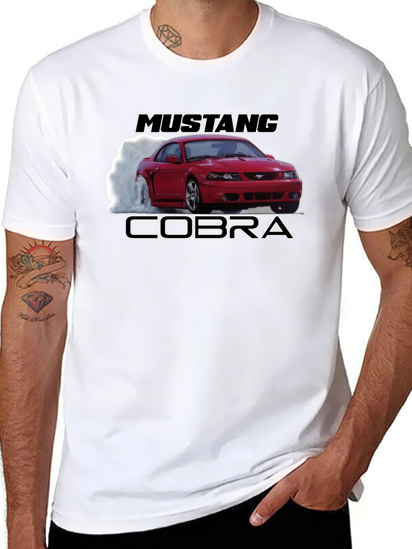 Mustang Cobra Graphic Tee - Black