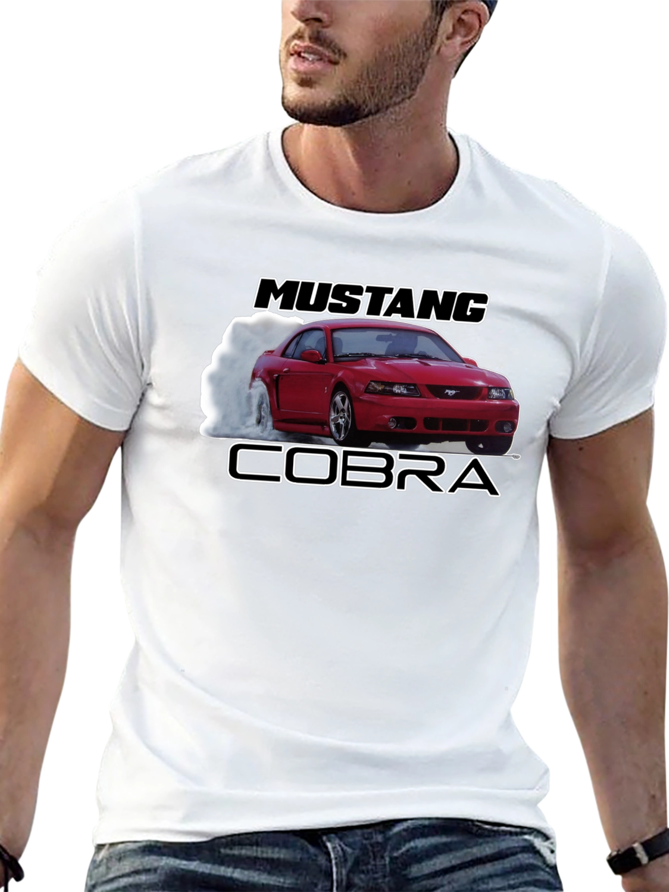 Mustang Cobra Graphic Tee - Black