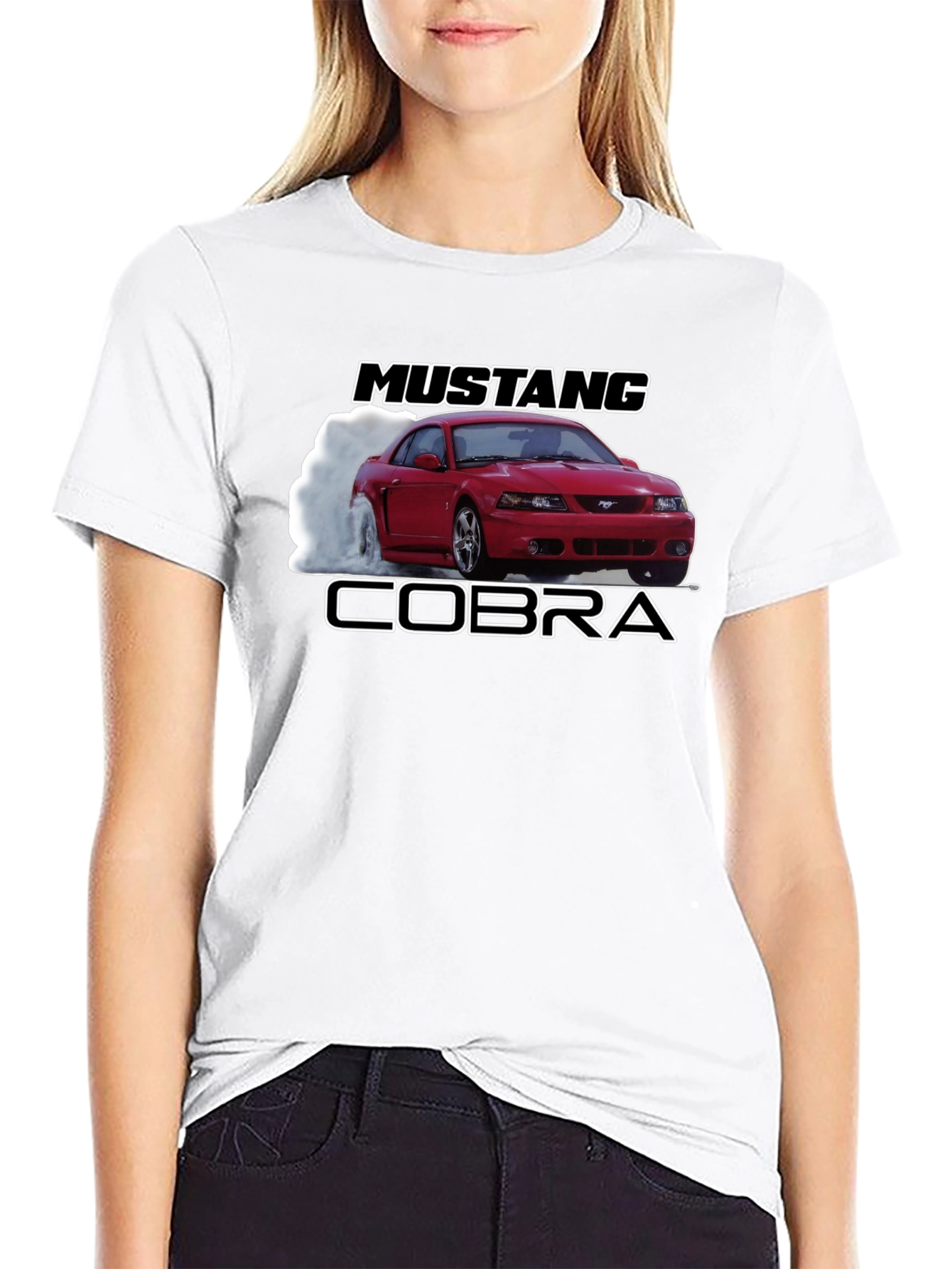 Mustang Cobra Graphic Tee - Black