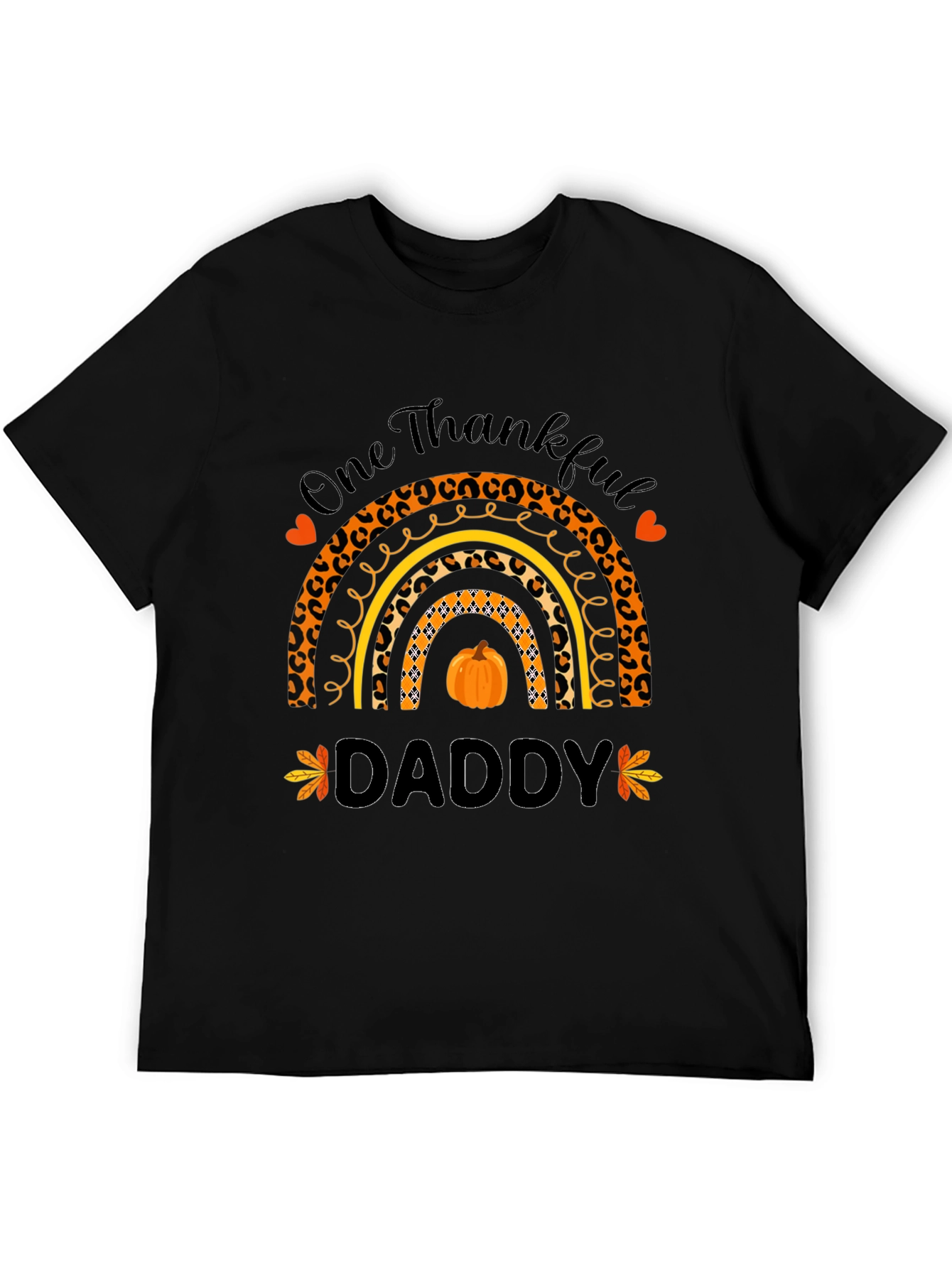 One Thankful Daddy Rainbow T-Shirt