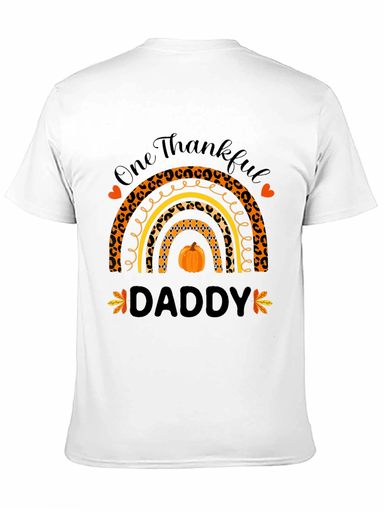 One Thankful Daddy Rainbow T-Shirt