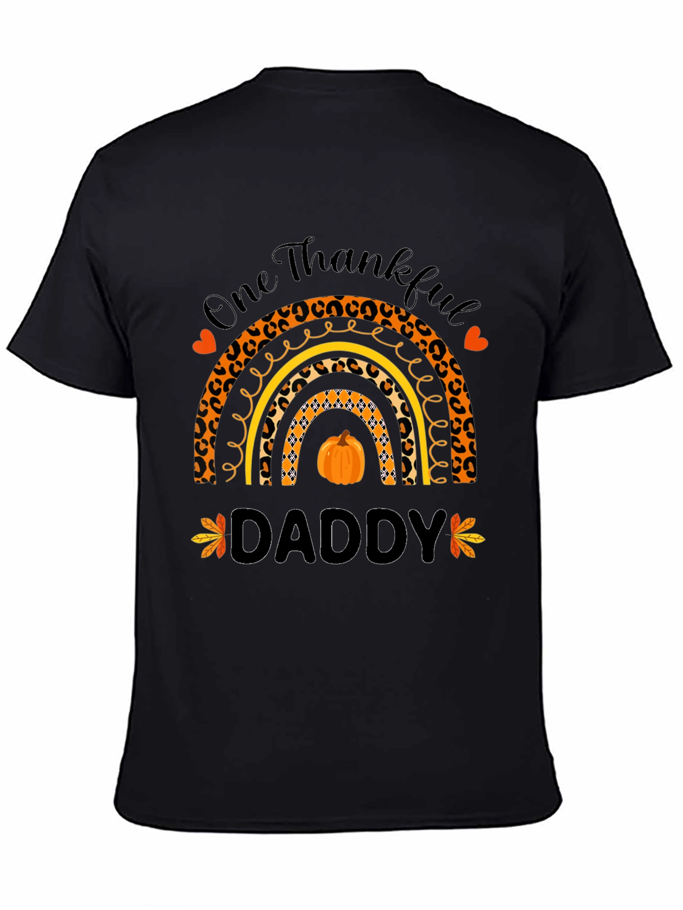 One Thankful Daddy Rainbow T-Shirt